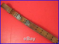 WWI US ARMY AEF M1907 Leather Sling M1903 Springfield Rifle Marked G&K 1918 #1