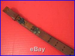 WWI US ARMY AEF M1907 Leather Sling M1903 Springfield Rifle Marked G&K 1918 #2