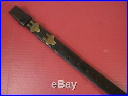 WWI US ARMY AEF M1907 Leather Sling M1903 Springfield Rifle Marked RIA 1914