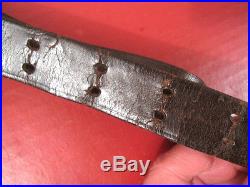 WWI US ARMY AEF M1907 Leather Sling M1903 Springfield Rifle Marked RIA 1917