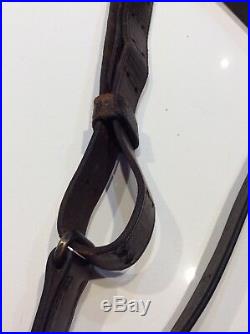 WWI US ARMY Stamped G&K 1917 Leather Rifle Sling M1903 Springfield & M1 Garand