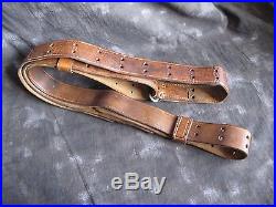WWI US Army 1903 Springfield Rifle Leather Sling, 1918 Hoyt