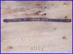 WWI US Army USMC M1907 Leather Rifle Sling M1903 1917 RIA T. C. C. Marked