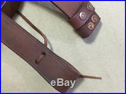 WWI & WWII British Lee Enfield SMLE Leather Rifle Sling x LOT of 5 Slings