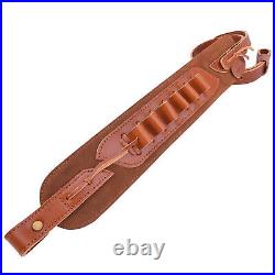 Wayne's Dog Full Grain Leather Gun Sling Shotgun Strap/ Metal Swivels for 16GA