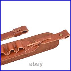 Wayne's Dog Full Grain Leather Gun Sling Shotgun Strap/ Metal Swivels for 16GA