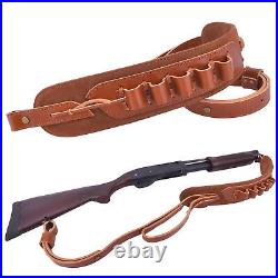 Wayne's Dog Handmade Leather Shotgun Sling and Shoulder Strap for 12GA