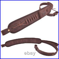 Wayne's Dog Leather Gun Sling Adjustable Strap Hunters Gifts for. 30-30.22.308