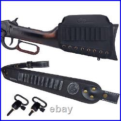 Wayne's Dog Leathler Canvas Rifle Buttstock Cheek Rest Riser +Sling. 308.45-70