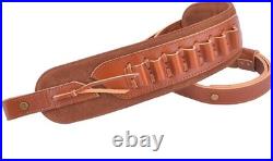 Wayne's Dog Top-Grain Leather Gun Sling Rifle Strap with Shell Holder for. 30-06