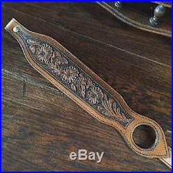 Western Americana SASS Cowboy Action RROW TOOLED SPORTING RIFLE SLING