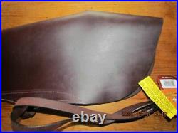 Western Winchester Leather Rifle Scabbard Double Sling Saddle Straps Oilded