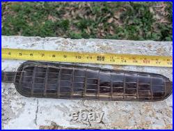 Wild American Alligator Rifle Shoulder Sling Strap gator swamp leather A27