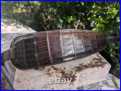 Wild American Alligator Rifle Shoulder Sling Strap gator swamp leather A27