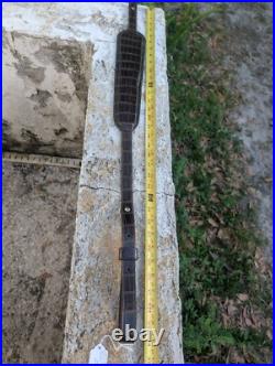 Wild American Alligator Rifle Shoulder Sling Strap gator swamp leather A27