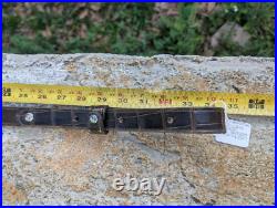 Wild American Alligator Rifle Shoulder Sling Strap gator swamp leather A27