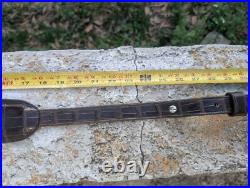 Wild American Alligator Rifle Shoulder Sling Strap gator swamp leather A27