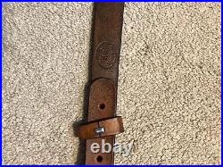 Winchester 77 Custom Leather Rifle Sling Hand Tooled And Made in the USA