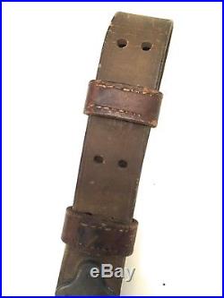 Wwi Us G&k 1918 Leather M1907 Sling For 1903 Springfield & 1917 Enfield Rifle