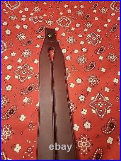 Wyoming Split Sling Leather Rifle Sling Shotgun Muzzleloader Rifle Sling